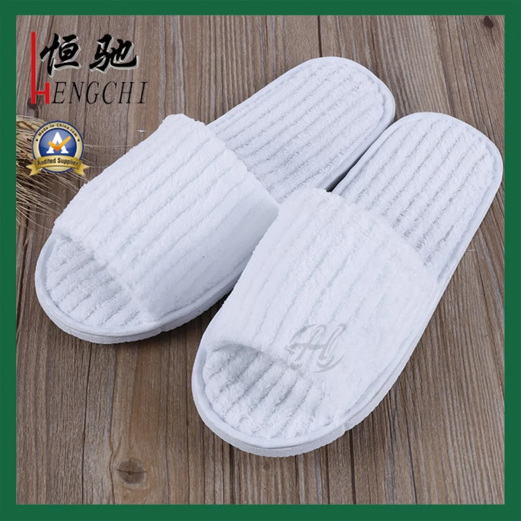 Personalized Closed Toe Disposable Hotel Cotton Slipper