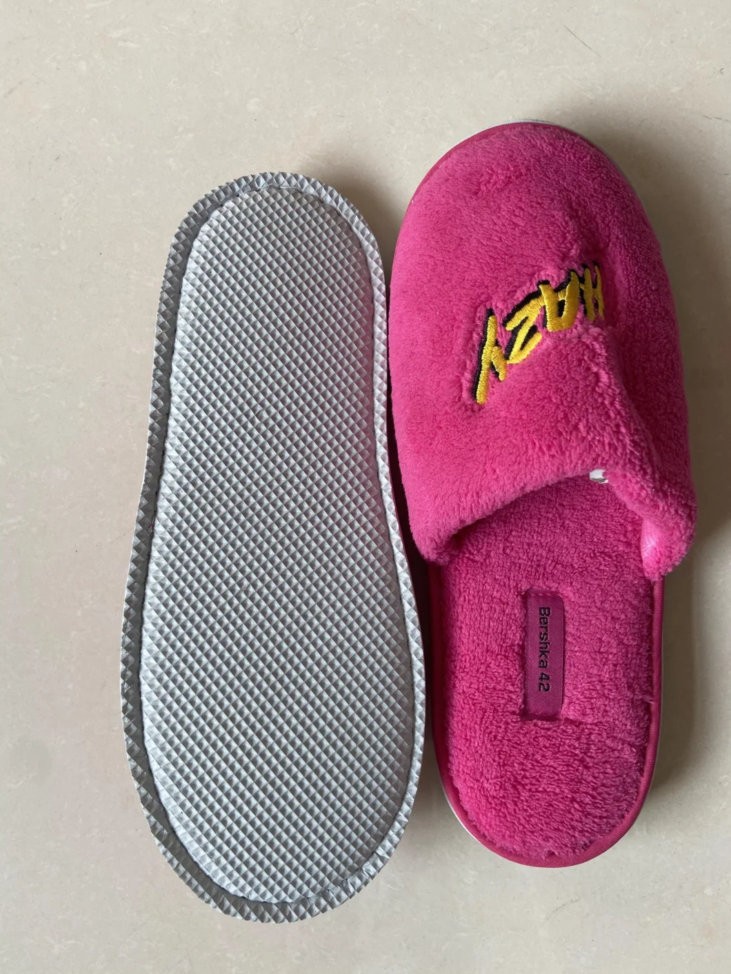 White Hotel Slippers Closed Toe with 5 Star Quality