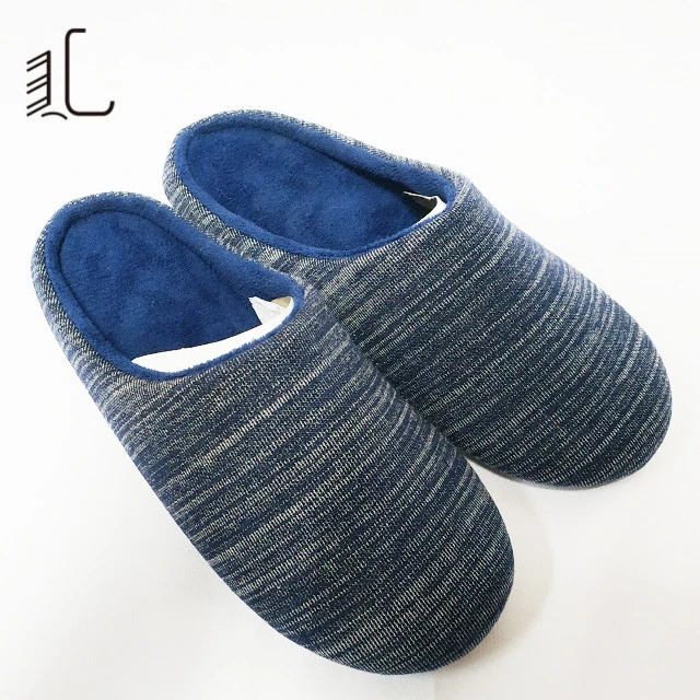 New Trend Women Indoor Slippers, Knitting Wool Upper, DOT Cloth Outsole, Cotton Filling