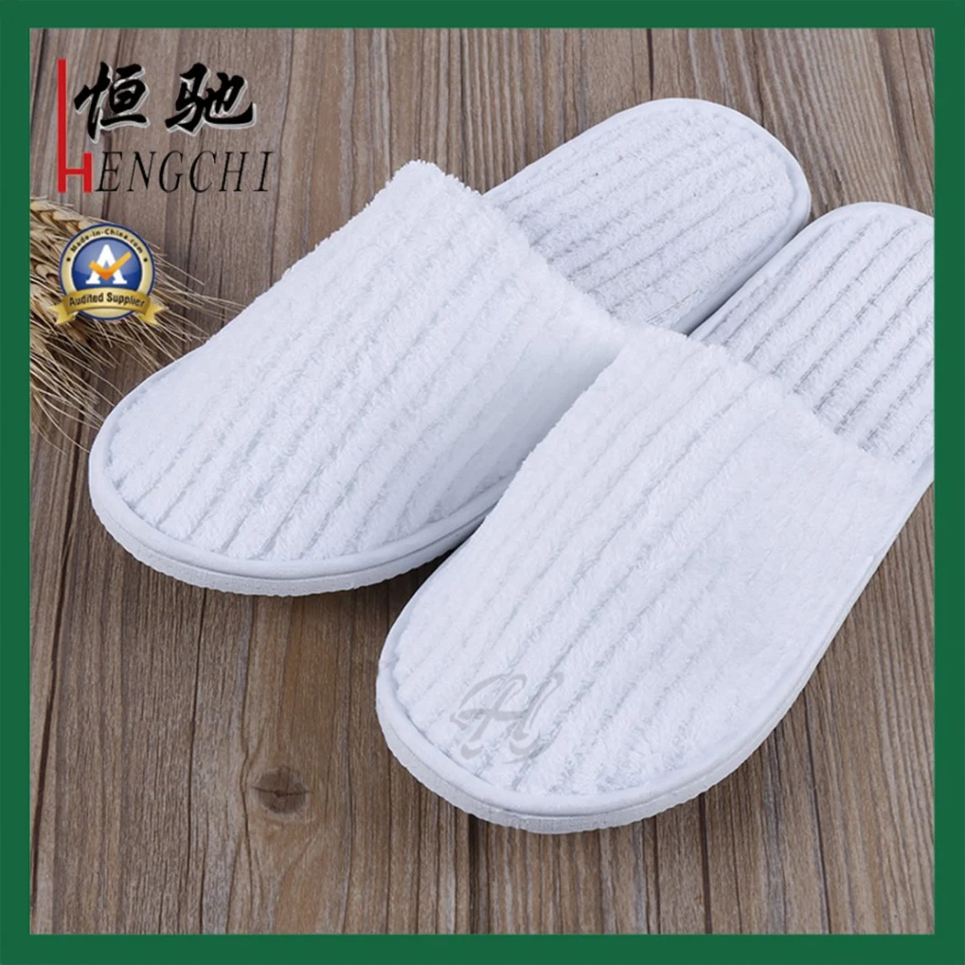 Personalized Closed Toe Disposable Hotel Cotton Slipper