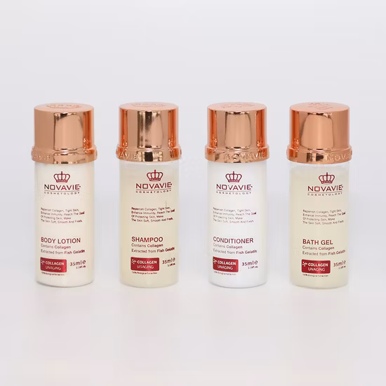 OEM, 액세서리 세트, 친환경 호텔 액세서리 편의 시설 세트로 고급 5성급 생분해성 일회용 게스트 세면도구 세트