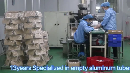 2020 공장 가격 60ml 빈 접이식 화장품 알루미늄 튜브 핸드 크림 패키지